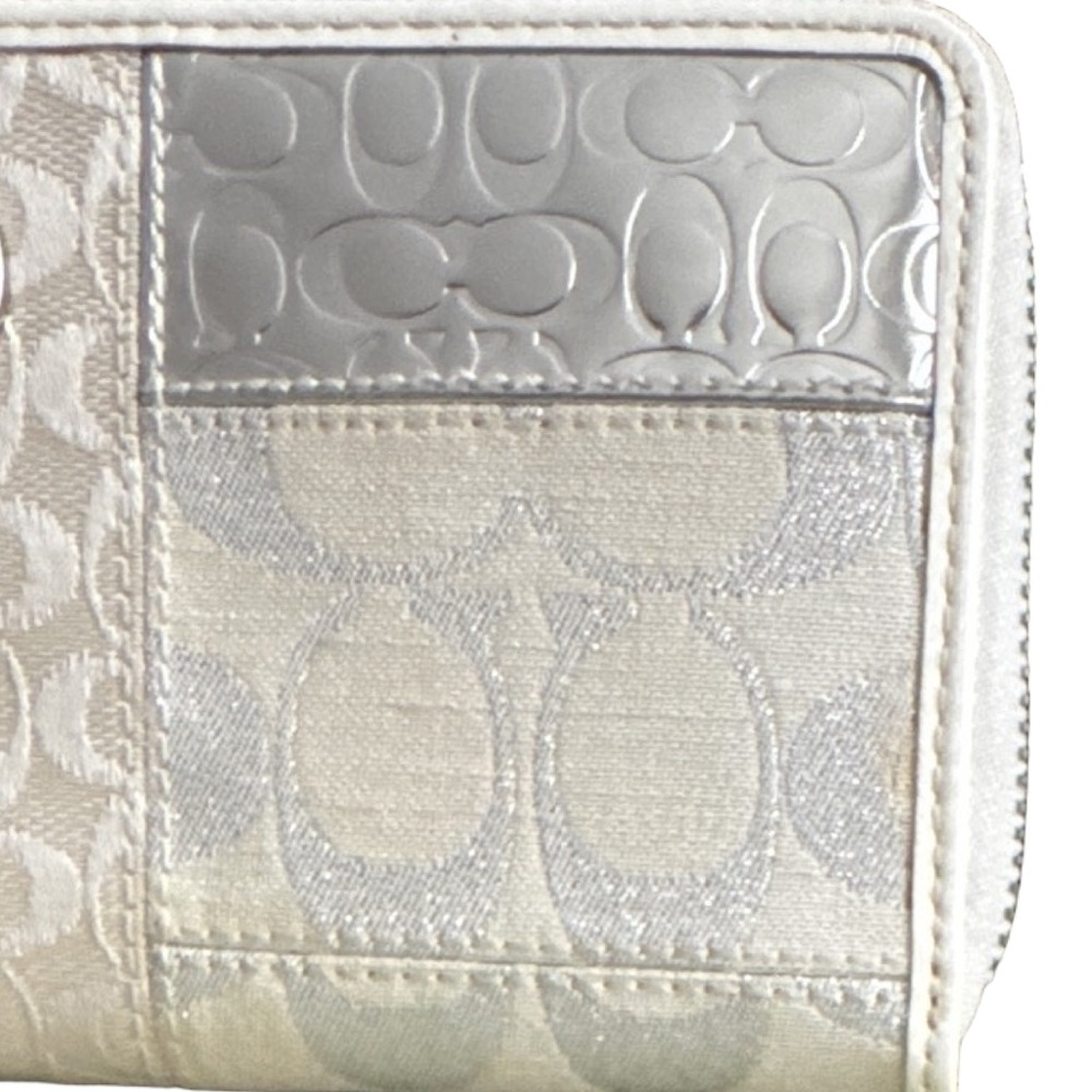 Coach Patchwork Collection Zip Around Long Wallet - image 7